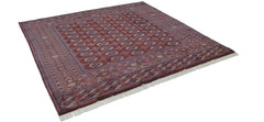 8x8.5 Vintage Fine Bokhara Square Carpet // ONH Item mc002003 Image 4