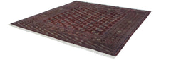 8x8.5 Vintage Fine Bokhara Square Carpet // ONH Item mc002003 Image 5
