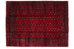9x12.5 Vintage Fine Bokhara Carpet // ONH Item mc002004