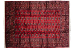 9x12.5 Vintage Fine Bokhara Carpet // ONH Item mc002004 Image 1