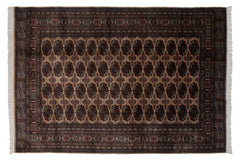 6x8 Vintage Fine Bokhara Carpet // ONH Item mc002009