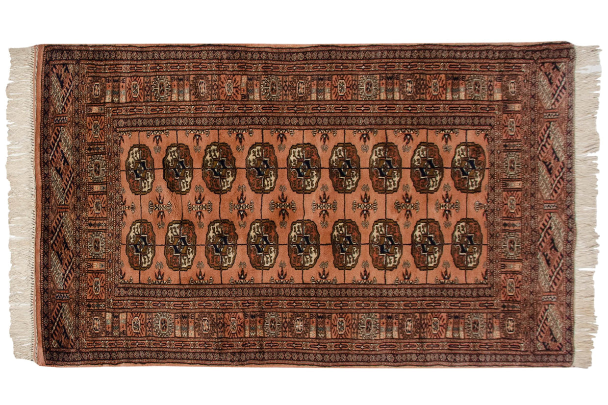 3x5 Vintage Fine Bokhara Rug // ONH Item mc002015