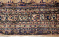8x8 Vintage Fine Bokhara Square Carpet // ONH Item mc002019 Image 4