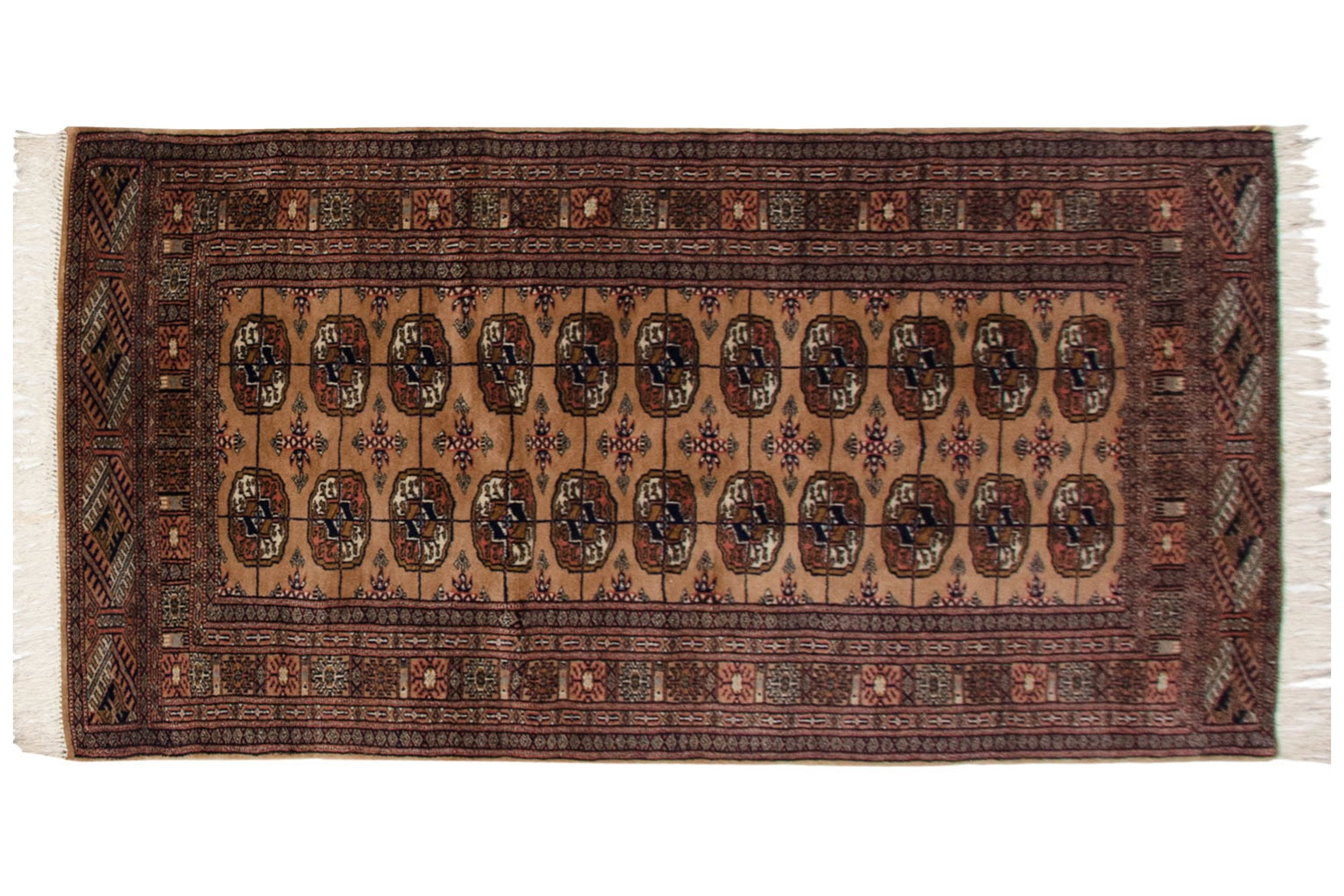 3x6 Vintage Fine Bokhara Rug Runner // ONH Item mc002020 Image 1