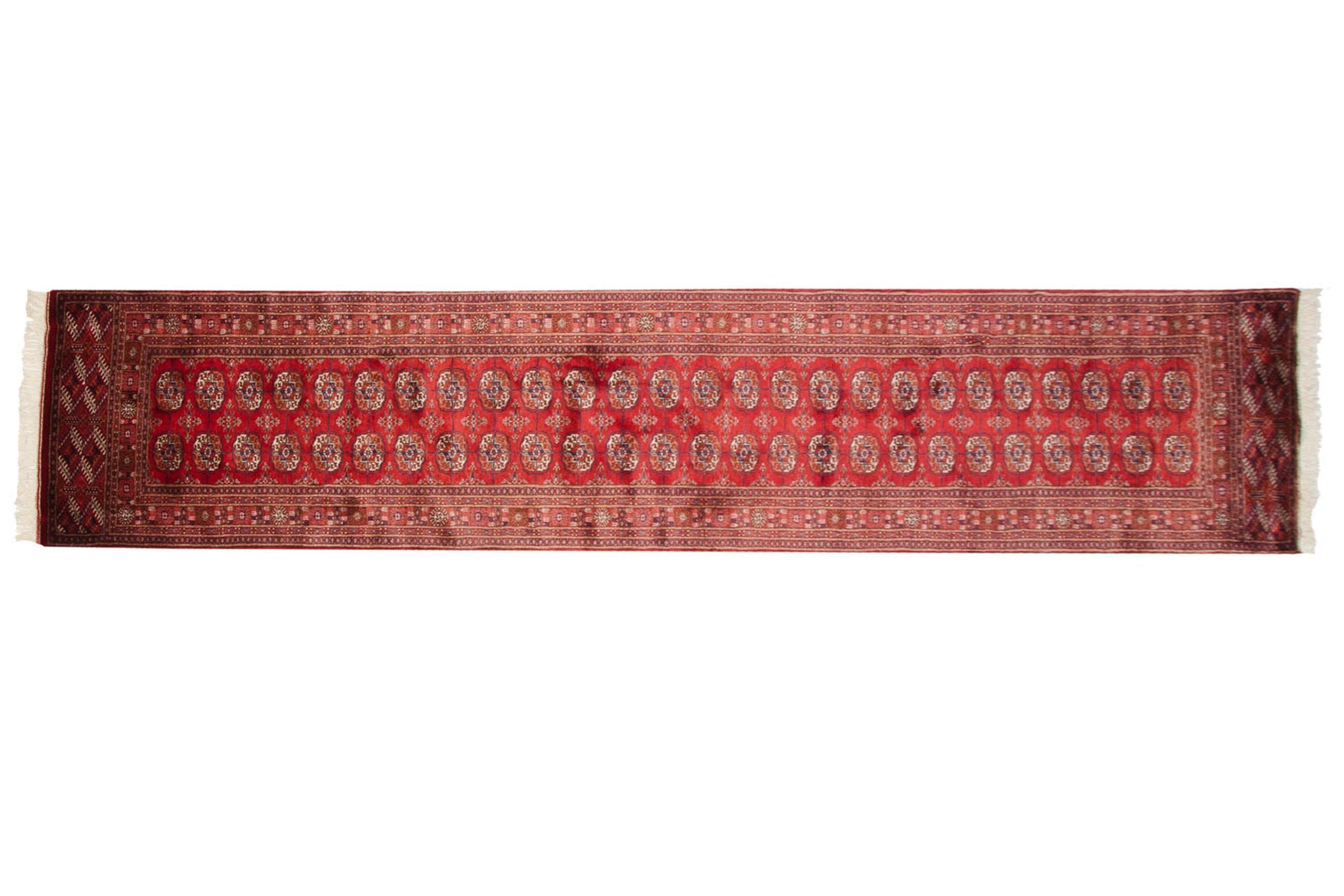 3x12 Vintage Fine Bokhara Rug Runner // ONH Item mc002024 Image 1