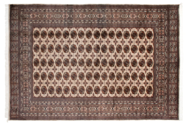 9x12.5 Vintage Fine Bokhara Carpet // ONH Item mc002025