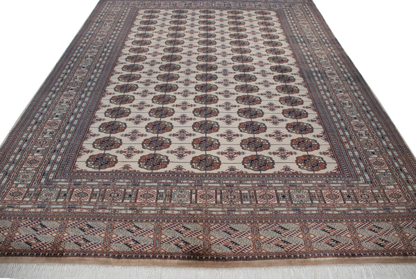 9x12.5 Vintage Fine Bokhara Carpet // ONH Item mc002025 Image 5