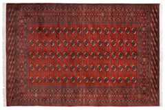 9x12.5 Vintage Fine Bokhara Carpet // ONH Item mc002027