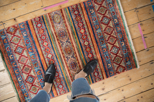 2.5x4 New Pakistani Khorjin Design Rug // ONH Item mc002035 Image 1