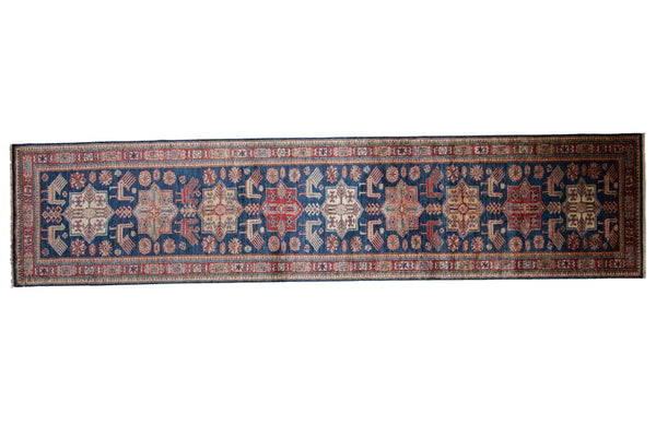 3x12.5 New Pakistani Caucasian Design Rug Runner // ONH Item mc002036