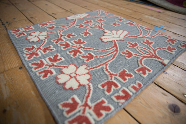 2x2 New Indian Samarkand Design Square Rug Mat // ONH Item mc002038 Image 1