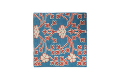 2x2 New Indian Samarkand Design Square Rug Mat // ONH Item mc002042