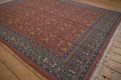 8x10 Vintage Tea Washed Indian Lotto Soumac Design Carpet // ONH Item mc002049 Image 2