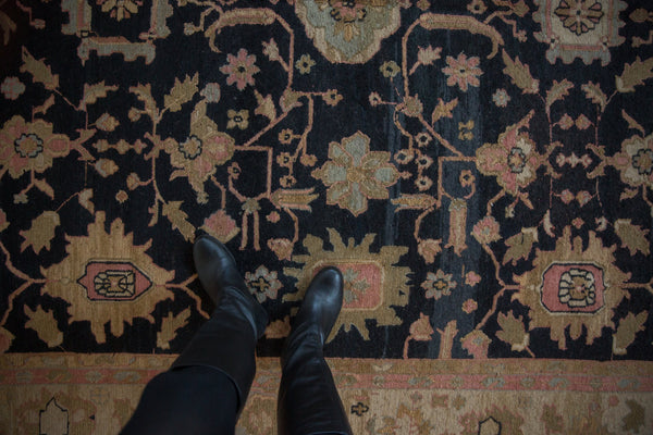 8x10 Vintage Tea Washed Indian Sultanabad Soumac Design Carpet // ONH Item mc002054 Image 1