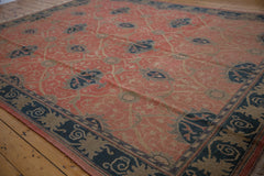 9x12 Vintage Tea Washed Indian Arts And Crafts Soumac Design Carpet // ONH Item mc002055 Image 2