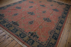 9x12 Vintage Tea Washed Indian Arts And Crafts Soumac Design Carpet // ONH Item mc002055 Image 4