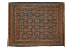 9.5x11.5 Vintage Tea Washed Agra Soumac Carpet // ONH Item mc002057