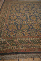 9.5x11.5 Vintage Tea Washed Agra Soumac Carpet // ONH Item mc002057 Image 5