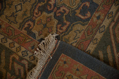 9.5x11.5 Vintage Tea Washed Agra Soumac Carpet // ONH Item mc002057 Image 9
