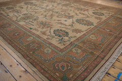 9x11.5 Vintage Tea Washed Indian Sultanabad Soumac Design Carpet // ONH Item mc002058 Image 2