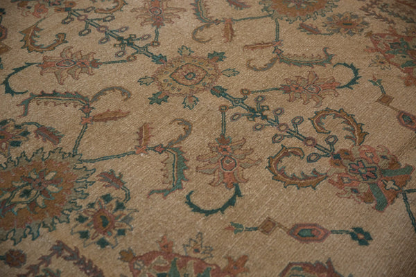 9x11.5 Vintage Tea Washed Indian Sultanabad Soumac Design Carpet // ONH Item mc002058 Image 10