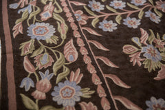 9.5x14 Vintage Chainstitch Carpet // ONH Item mc002064 Image 3