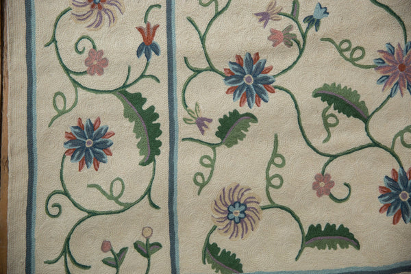 6x9.5 Vintage Chainstitch Carpet // ONH Item mc002066 Image 2