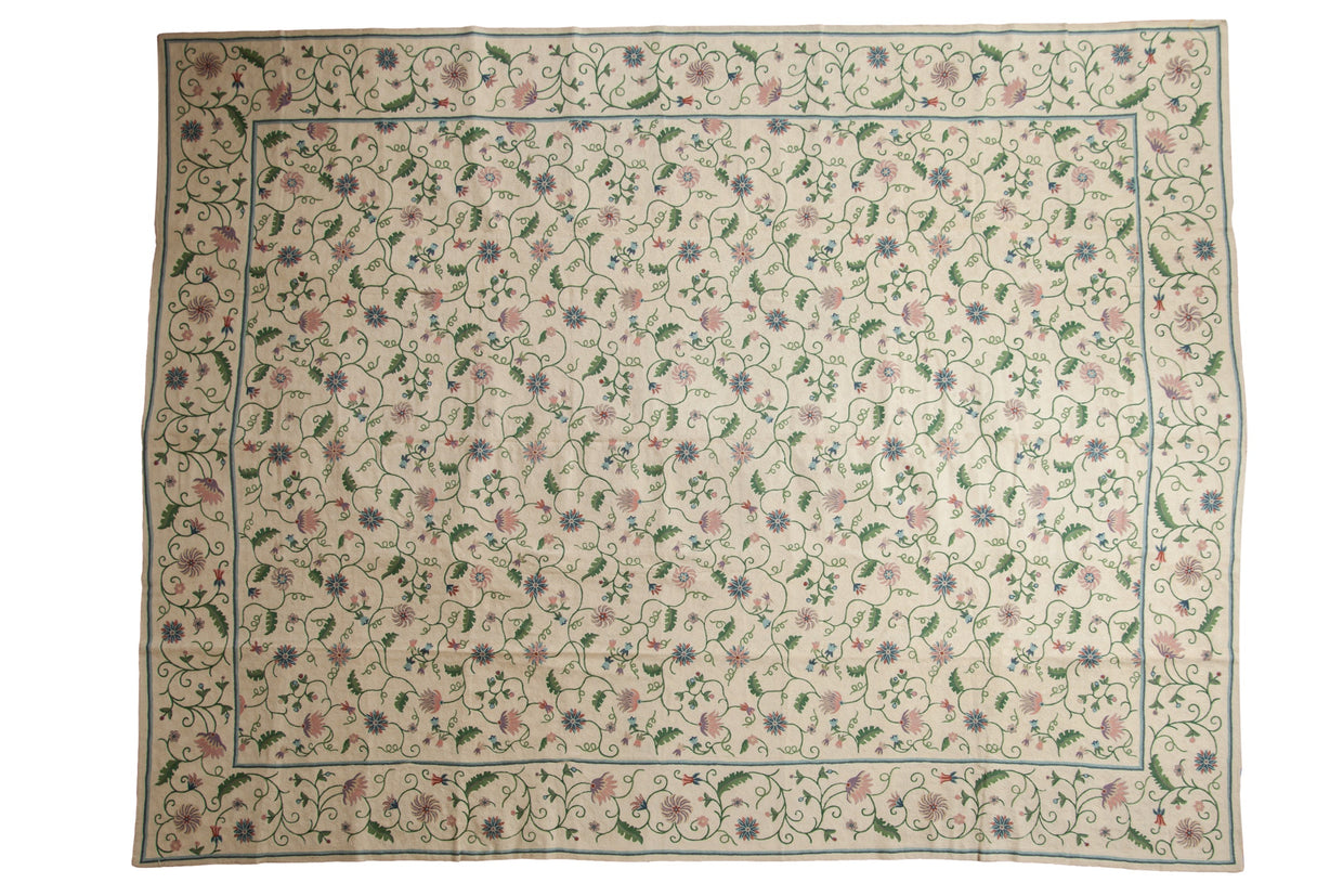 9x12 Vintage Chainstitch Carpet // ONH Item mc002067