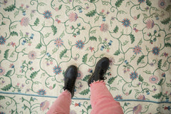 9x12 Vintage Chainstitch Carpet // ONH Item mc002067 Image 1