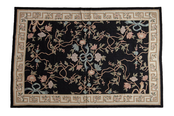 6x9 Vintage Chainstitch Carpet // ONH Item mc002069