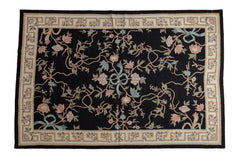 6x9 Vintage Chainstitch Carpet // ONH Item mc002069