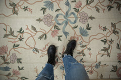 7x10 Vintage Chainstitch Carpet // ONH Item mc002072 Image 1