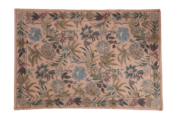 4x6 Vintage Chainstitch Rug // ONH Item mc002077