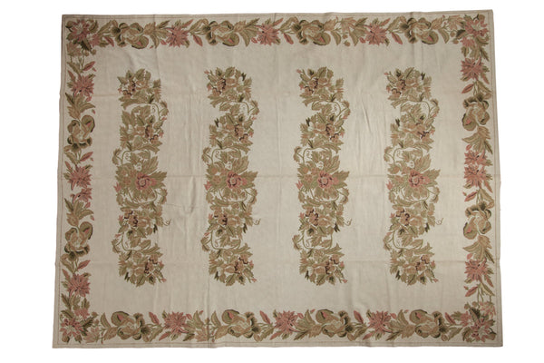 9x12 Vintage Chainstitch Carpet // ONH Item mc002081