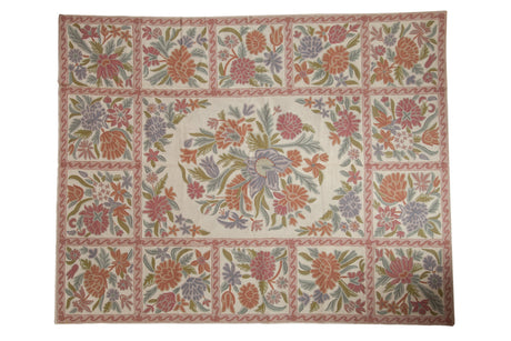 8x10 Vintage Chainstitch Carpet // ONH Item mc002083