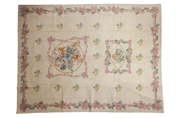 9x11.5 Vintage Chainstitch Carpet // ONH Item mc002090