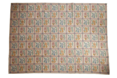 8.5x12 Vintage Chainstitch Carpet // ONH Item mc002092