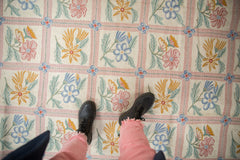 8.5x12 Vintage Chainstitch Carpet // ONH Item mc002092 Image 1