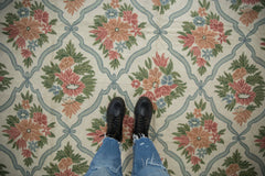 8x10 Vintage Chainstitch Carpet // ONH Item mc002095 Image 1