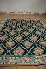 8x9.5 Vintage Chainstitch Carpet // ONH Item mc002096 Image 5