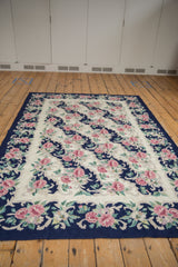 5.5x8 Vintage Chainstitch Carpet // ONH Item mc002099 Image 4