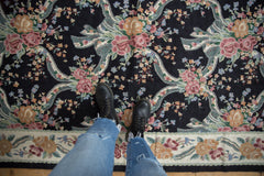5.5x8.5 Vintage Chainstitch Carpet // ONH Item mc002100 Image 1