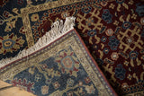 Fine hand-knotted construction and original side cords of a vintage Armenian Joshegan rug.