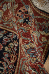 The lush, full wool pile and fine weave of a vintage hand-knotted Armenian rug.