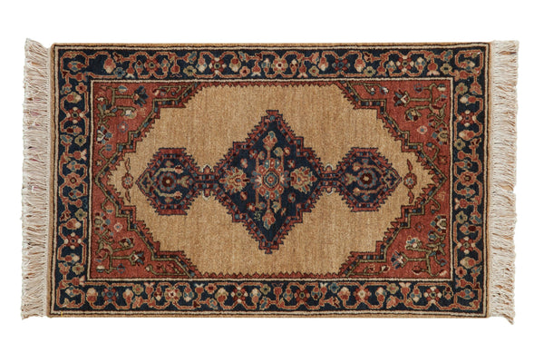 2.5x4 Vintage Armenian Serab Design Rug // ONH Item mc002108
