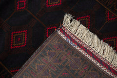 3.5x6.5 Vintage Pakistani Turkmen Design Rug // ONH Item mc002110 Image 7