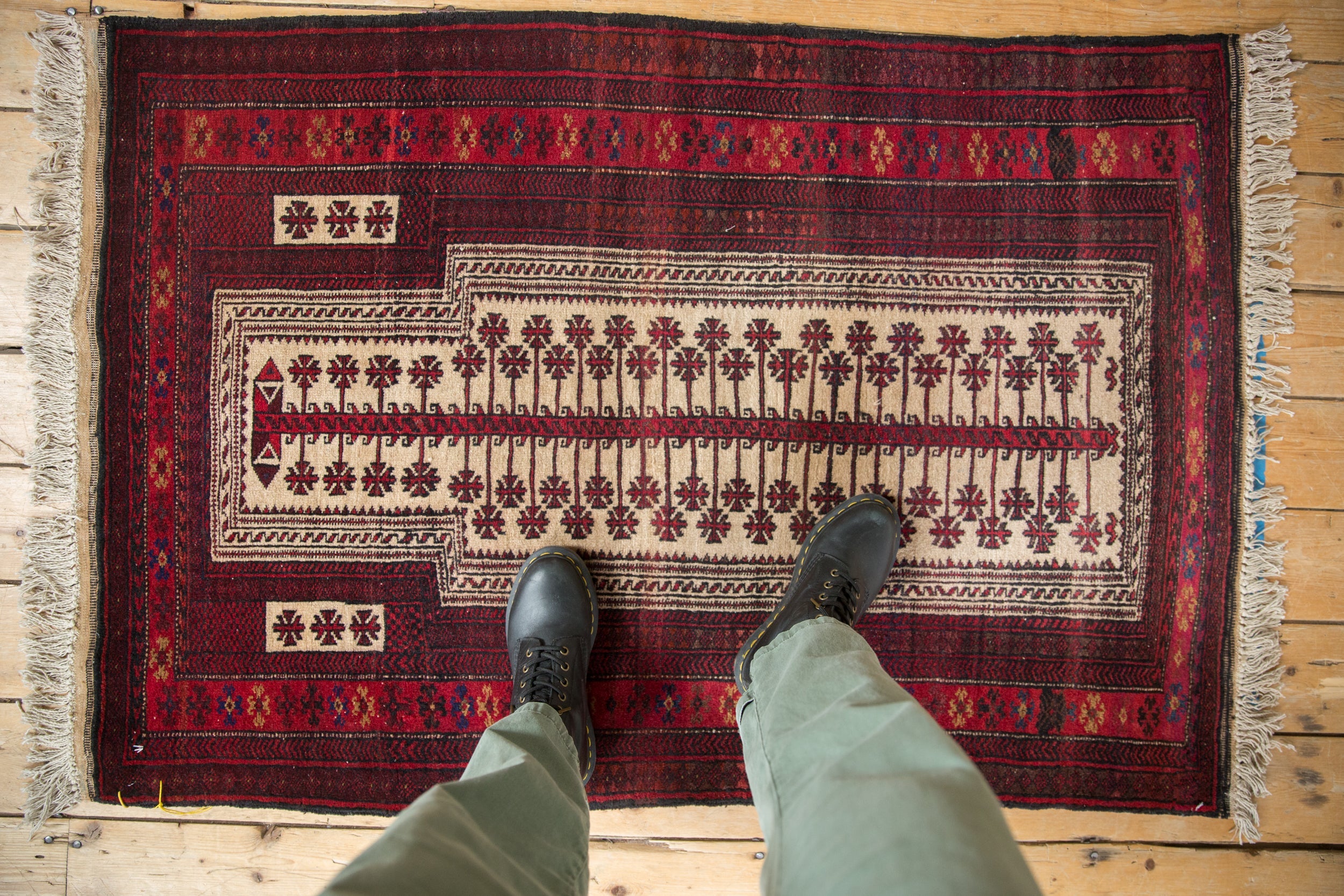 3x4.5 Vintage Pakistani Belouch Design Rug // ONH Item mc002113 Image 1