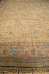 10x13.5 Vintage Tea Washed Indian Soumac Design Carpet // ONH Item mc002135 Image 5