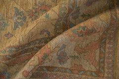 10x13.5 Vintage Tea Washed Indian Soumac Design Carpet // ONH Item mc002135 Image 8