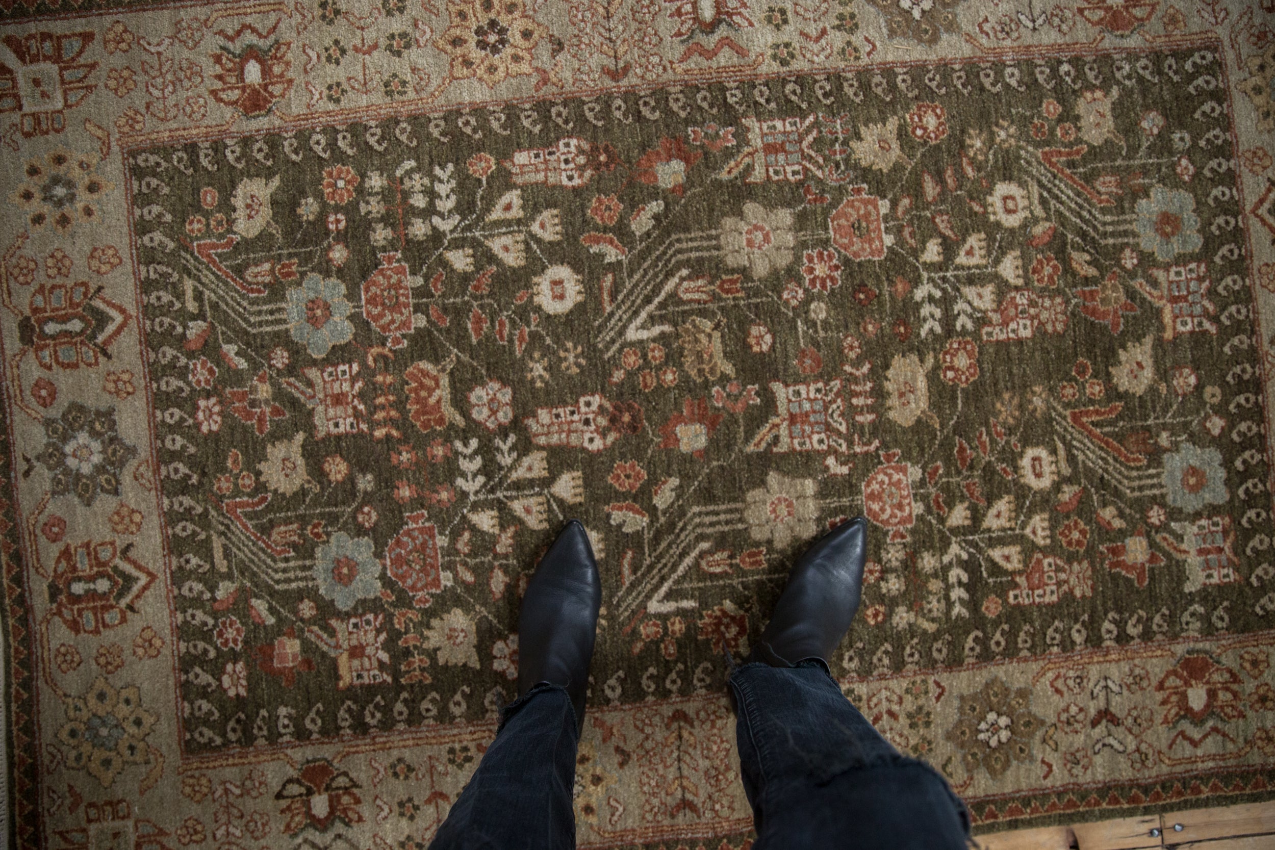 4x6 Vintage Armenian Hamadan Design Rug // ONH Item mc002146 Image 1